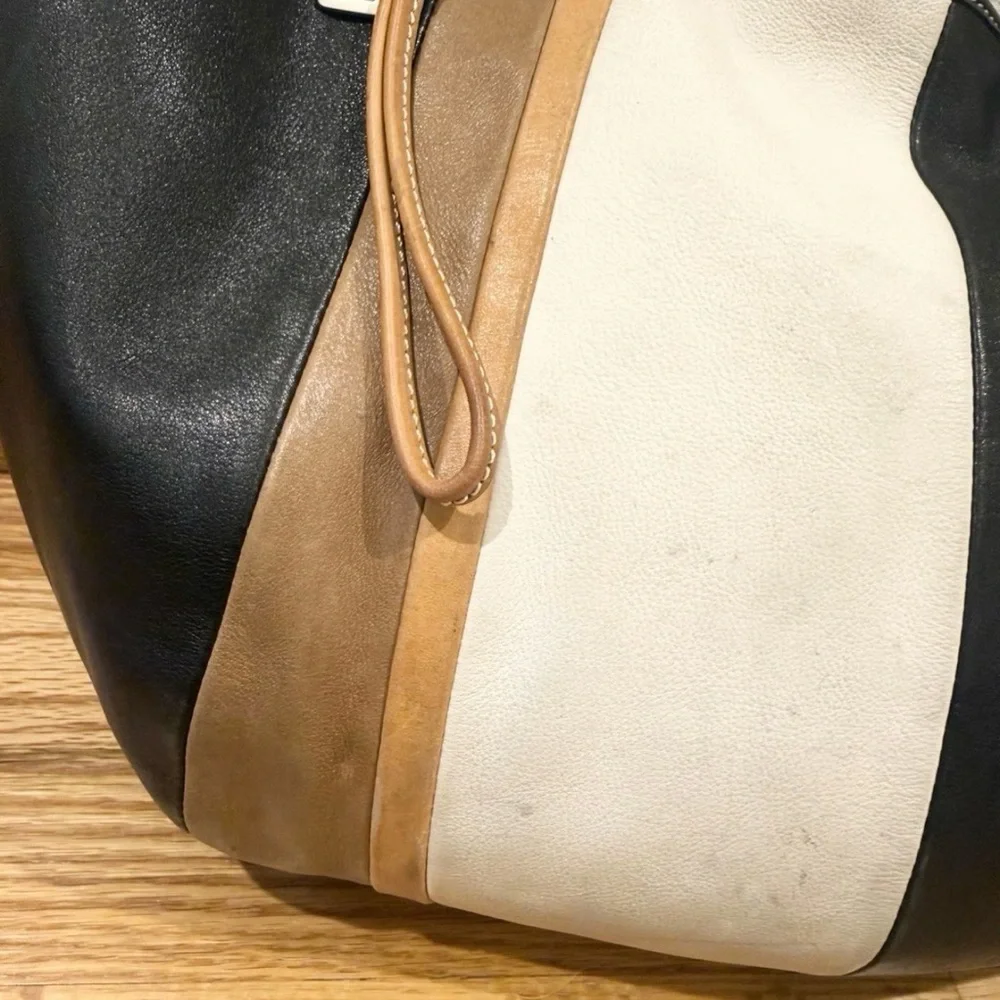 COACH Vintage Y2K Ergo Striped Leather Hobo Bag Shoulder 9298 Limited Edition! - Picture 2 of 6